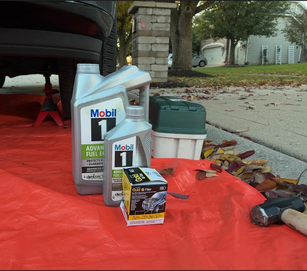 Vehicle specific supplies prepared for mobile automotive care