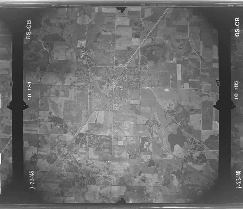 Barrington’s compact village, rail corridor, connected streets, and surrounding farms