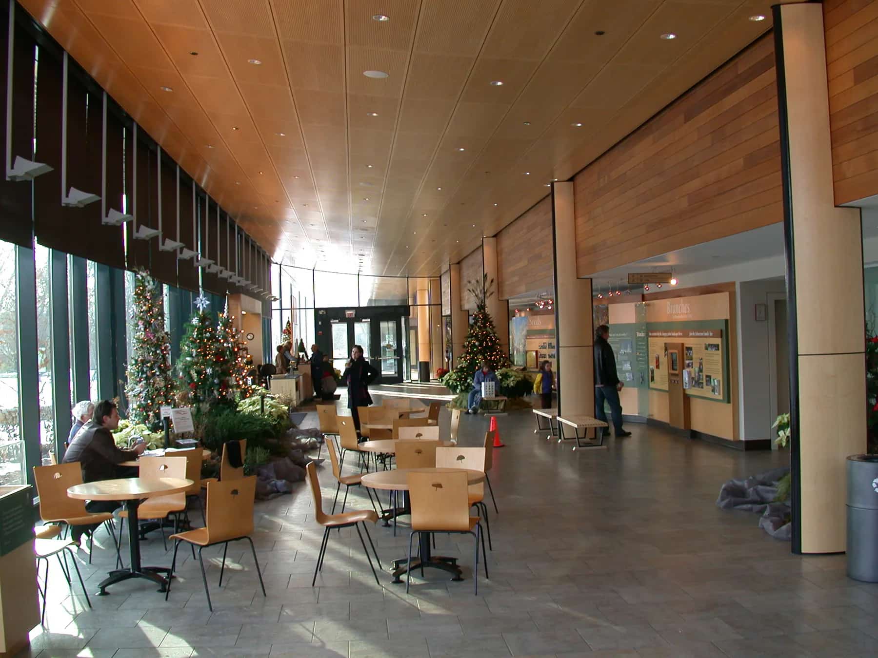 Interior of the Morton Arboretum Visitor Center