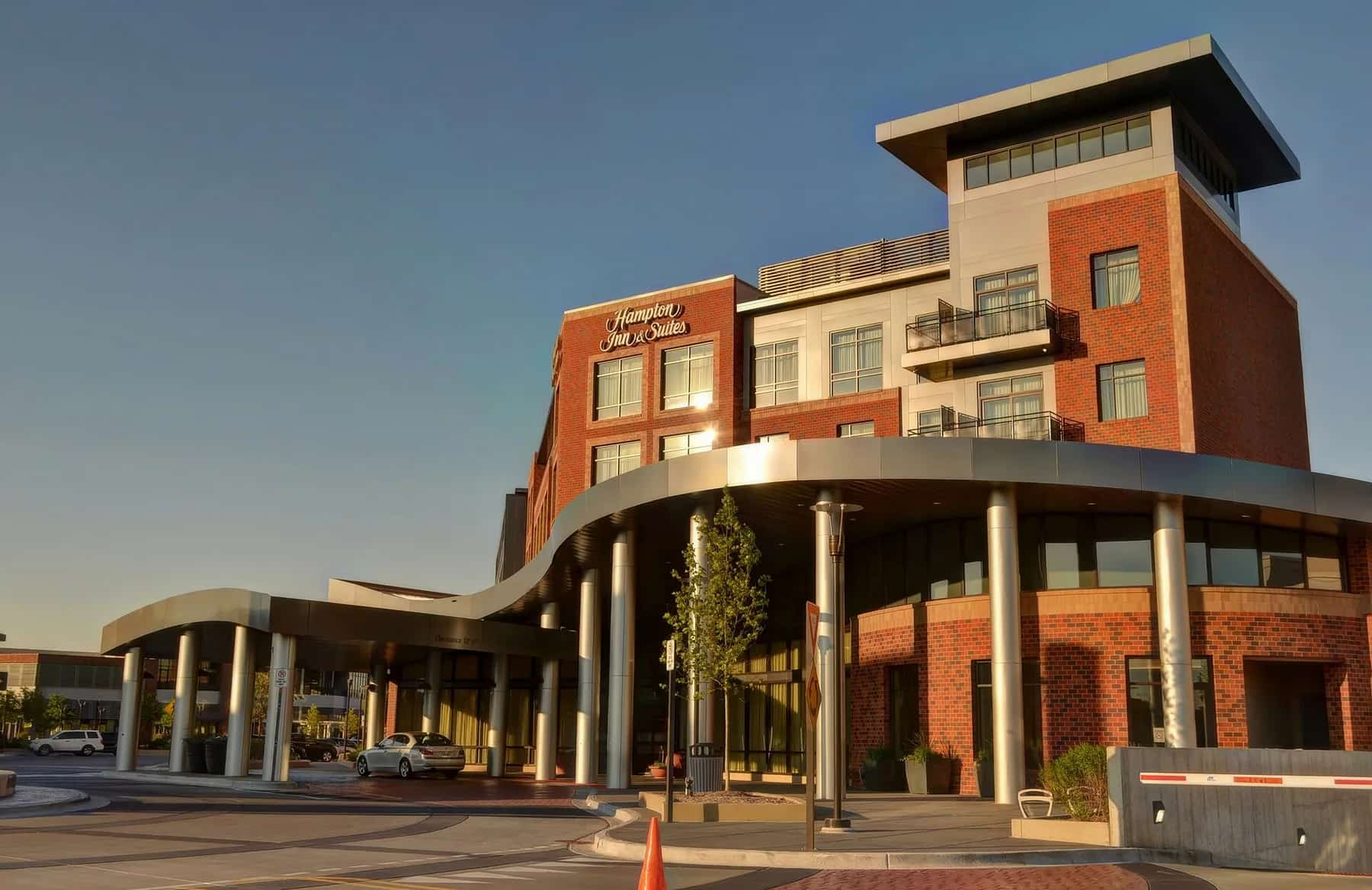 Hampton Inn and Suites within the redeveloped Randhurst Village district
