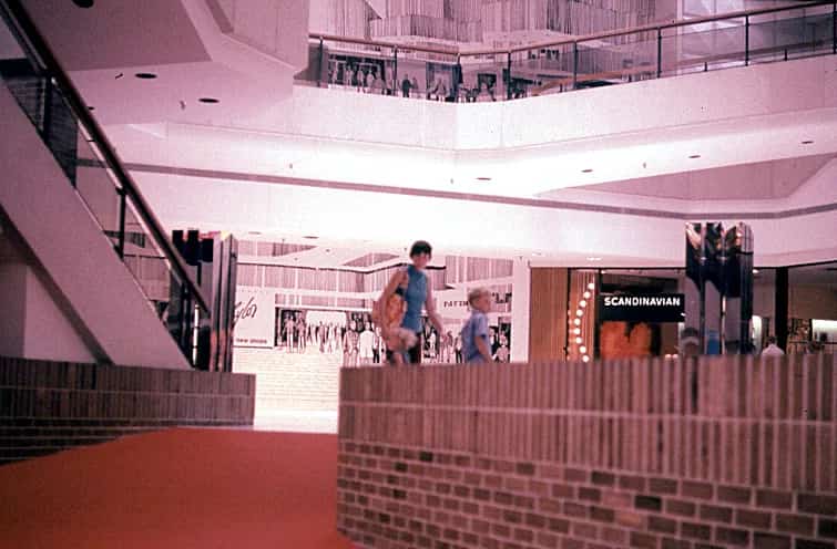 Woodfield Mall interior in 1973